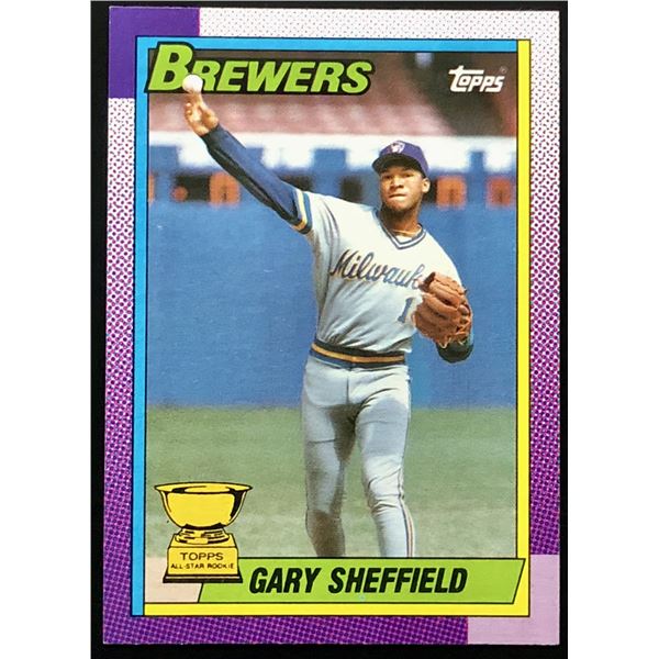 1990 TOPPS GARY SHEFFIELD ROOKIE CARD