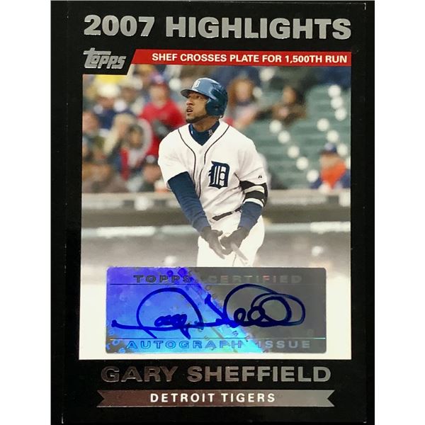 2008 TOPPS GARY SHEFFIELD - SIGNED