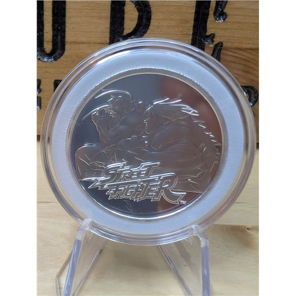 Lot 15-1) 1 oz Samoa Street Fighter 2024 silver