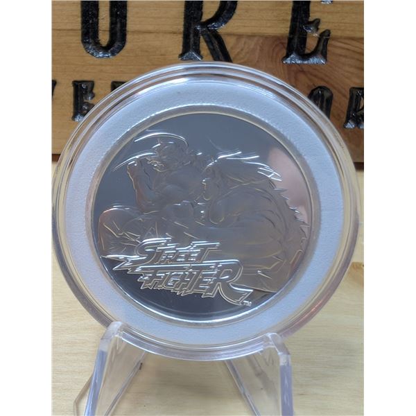 Lot 28-1) 1 oz Samoa Street Fighter 2024 silver