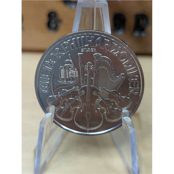 Lot 63-1) 1 oz Austrian Philharmonic silver