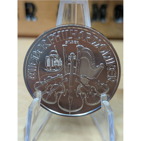 Lot 75-1) 1 oz Austrian Philharmonic silver