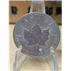 Image 1 : Lot 76-1) 1 oz Canadian Maple 2015 Silver