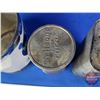Image 8 : Tin Combo (4) : - Swift's Silverleaf Brand Pure Lard - Neilson's Pure Cocoa - 2 Unlabelled (Tallest 