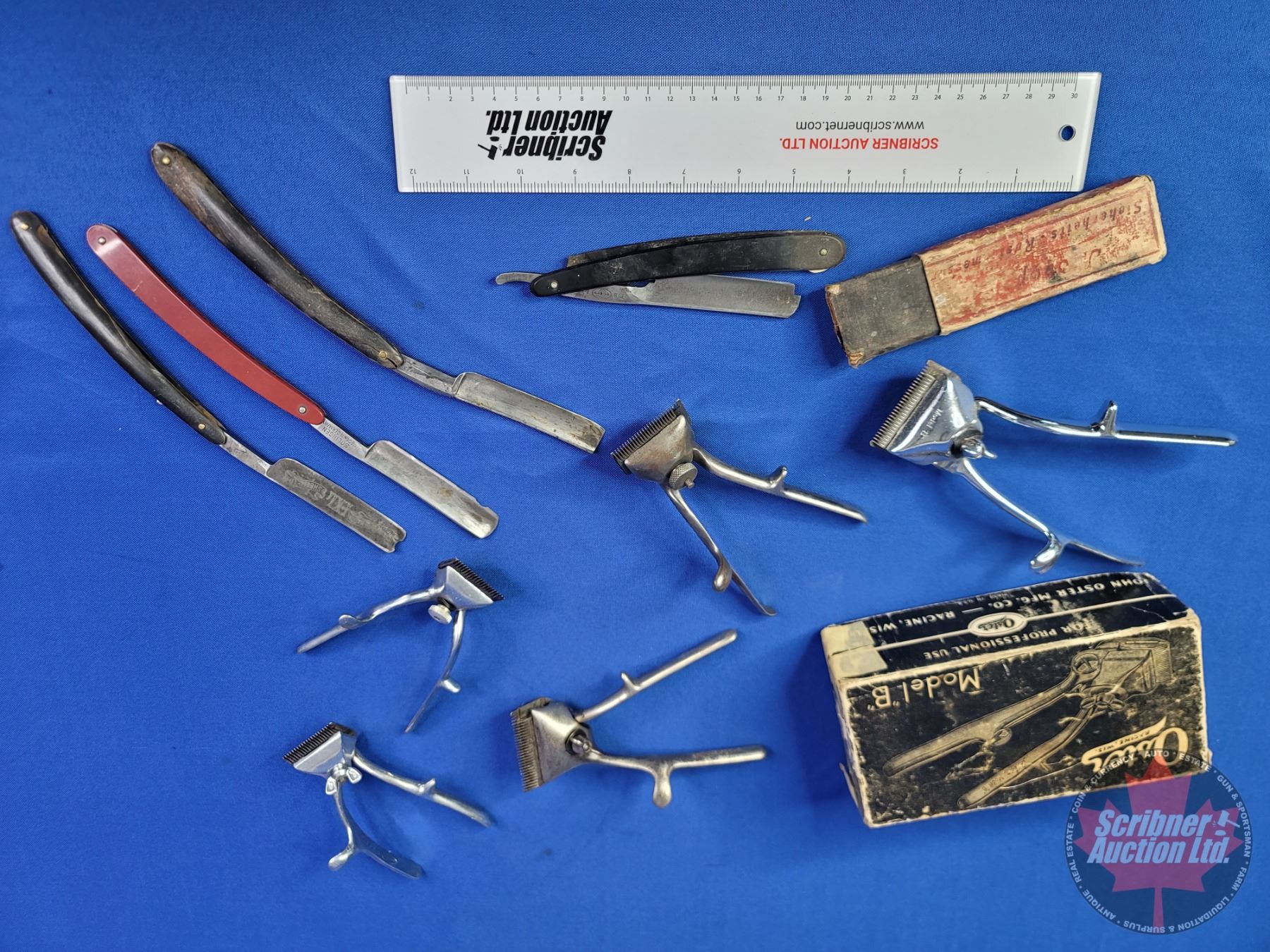 Vintage Razor Collection Vintage Barber / Shaving Collector Grouping (Variety) : Razors ...