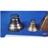 Image 2 : Bell Grouping (4) (Tallest 3-1/2"H) (SEE PICS!)  (Important: All Items in this Auction Sale are loca