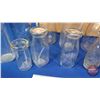 Image 5 : Dairy Bottle Collection w/Wood Fruit Box (12 Bottles - Variety) (Tallest Bottle Measures: 11-1/4"H) 