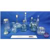 Image 1 : Variety Aqua/Teal Bottles-Jugs-Jars Etc! (Tallest Measures: 11"H) (SEE PICS!)  (Important: All Items