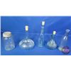 Image 5 : Variety Aqua/Teal Bottles-Jugs-Jars Etc! (Tallest Measures: 11"H) (SEE PICS!)  (Important: All Items