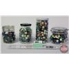 Image 2 : Marble Collection (4 Jars) Including some Uranium Glass Marbles! (SEE PICS!)  (Important: All Items 