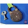 Image 4 : YALE Padlock  (3-1/8"Dia) (SEE PICS!)  (Important: All Items in this Auction Sale are located at far