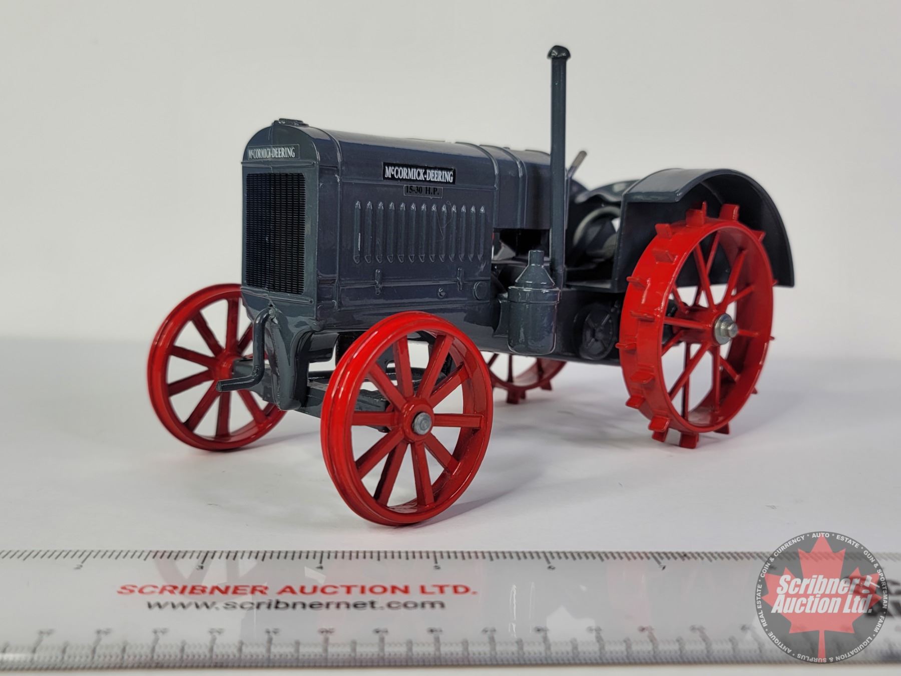 Deering Scale Farm Toy : Steel Wheel McCormick-Deering 15-30