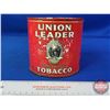 Image 4 : UNION LEADER Tobacco Tin (4-7/8"H x 5-1/8"Dia) (SEE PICS!)  (Important: All Items in this Auction Sa