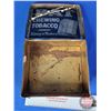 Image 6 : BAT Chewing Tobacco Tin (3"H x 7-1/4"W x 6-1/4"D) (SEE PICS!)  (Important: All Items in this Auction