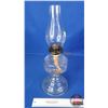 Image 5 : Coal Oil Lamp : Clear (Measures Total with Chimney : 18-1/2"H) (SEE PICS!)  (Important: All Items in