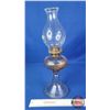 Image 3 : Coal Oil Lamp : Clear : P&A Burner (Measures Total with Chimney : 18-3/4"H) (SEE PICS!)  (Important: