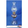 Image 4 : Coal Oil Lamp : Clear : P&A Burner (Measures Total with Chimney : 18-3/4"H) (SEE PICS!)  (Important: