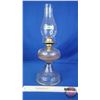 Image 1 : Coal Oil Lamp : Clear : P&A Burner (Measures Total with Chimney : 18-1/4"H) (SEE PICS!)  (Important: