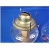 Image 7 : Coal Oil Lamp : Clear : P&A Burner  (Measures Total with Chimney : 16"H) (SEE PICS!)  (Important: Al