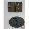 Image 6 : Belt Buckles (6) : Oil Industry/Alberta Theme (SEE PICS!)  (Important: All Items in this Auction Sal