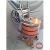 Image 2 : Antique Wooden Washing Machine : Refurbished Beatty Bros. Wringer :  Electric :  Castor Platform (Me