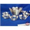 Image 5 : White/Gold Theme Collector Combo: Fruit /Dessert Bowl Set + Gravy Boat + Cream & Sugar  (Bowl Measur