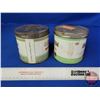 Image 5 : OLD CHUM Tobacco Tins (2) (Both 4-1/4"H x 4-1/4"Dia) (SEE PICS!)  (Important: All Items in this Auct