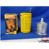 Image 2 : Coleman Collector Combo (3) : - Funnel - Measuring Can - Funnel with Box (SEE PICS!)  (Important: Al