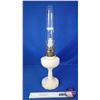 Image 4 : Coal Oil Lamp : Aladdin : Lincoln Drape : Model B (Measures Total with Chimney : 25"H) (Note: Chip) 