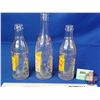 Image 3 : CAPITAL Beverages Bottles (3) (Yellow/Red ACL) (Tallest : 9-1/4"H) (SEE PICS!)  (Important: All Item