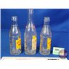 Image 5 : CAPITAL Beverages Bottles (3) (Yellow/Red ACL) (Tallest : 9-1/4"H) (SEE PICS!)  (Important: All Item