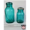 Image 4 : Ball Jars (2) (Emerald) (Tallest Measures: 10"H) (SEE PICS!)  (Important: All Items in this Auction 