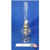 Image 2 : Coal Oil Lamp : Aladdin : Clear : Model B Burner (Measures Total with Chimney : 23-1/4"H) (SEE PICS!