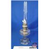 Image 3 : Coal Oil Lamp : Aladdin : Clear : Model B Burner (Measures Total with Chimney : 23-1/4"H) (SEE PICS!