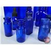 Image 4 : Cobalt Blue Bottles (20) Variety Types / Styles (Tallest 7-1/2"H) (SEE PICS!)  (Important: All Items