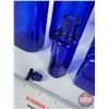 Image 6 : Cobalt Blue Bottles (20) Variety Types / Styles (Tallest 7-1/2"H) (SEE PICS!)  (Important: All Items