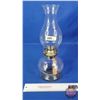 Image 1 : Coal Oil Lamp : Clear : Lamp Light Farms Burner (Measures Total with Chimney : 14-1/2"H) (SEE PICS!)