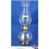 Image 4 : Coal Oil Lamp : Clear : Lamp Light Farms Burner (Measures Total with Chimney : 14-1/2"H) (SEE PICS!)