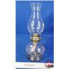Image 5 : Coal Oil Lamp : Clear : Lamp Light Farms Burner (Measures Total with Chimney : 14-1/2"H) (SEE PICS!)