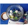 Image 4 : Marble Collection (3 Jars) Variety! (Tallest Jar Measures: 5-1/2"H) (SEE PICS!)  (Important: All Ite