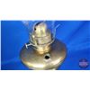 Image 6 : Coal Oil Lamp : Brass Base/Font  (Measures Total with Chimney : 23-3/4"H) (Notes: Missing Font Cap /