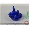 Image 3 : Cobalt Blue Nesting Hen (Miniature) (2"H Approx)  (SEE PICS!)  (Important: All Items in this Auction