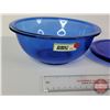 Image 3 : Cobalt Blue Glassware (2)  - Pyrex Bowl - Trivet (7-7/8"Dia) (SEE PICS!)  (Important: All Items in t
