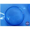 Image 4 : Cobalt Blue Glassware (2)  - Pyrex Bowl - Trivet (7-7/8"Dia) (SEE PICS!)  (Important: All Items in t