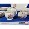 Image 2 : China Set "MYOTT" (32 Pcs) : Platter, Plates, Bowls, Cups, Saucers, C &S, Snack Plates (Platter Meas