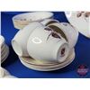 Image 4 : China Set "MYOTT" (32 Pcs) : Platter, Plates, Bowls, Cups, Saucers, C &S, Snack Plates (Platter Meas