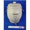 Image 1 : Alberta Potteries 5 Gallon Stoneware Water Crock "MOYER" with Lid / Spigot (18-1/2"H) (SEE PICS!)  (