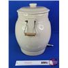 Image 7 : Alberta Potteries 5 Gallon Stoneware Water Crock "MOYER" with Lid / Spigot (18-1/2"H) (SEE PICS!)  (