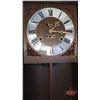 Image 3 : 31 Day Wall Clock "FISHER" (27"H x 10-1/2"W x 5"D approx) (No Key) (SEE PICS!)  (Important: All Item