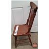 Image 3 : Antique Farm House Spindle Back Chair (37"H) (SEE PICS!)  (Important: All Items in this Auction Sale